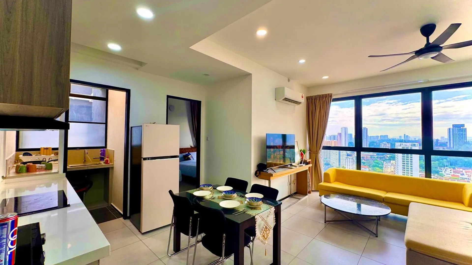 Comfortable 2Br 5 Queen Beds, Netflix & Free Parking Jelutong Appartement